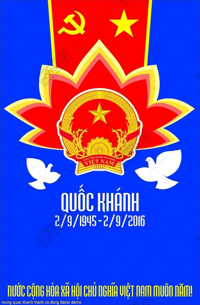 mung quoc khanh tranh co dong decor